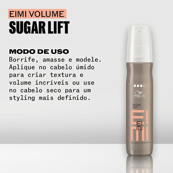 Spray Finalizador para Brilho e Volume Wella EIMI Sugar Lift